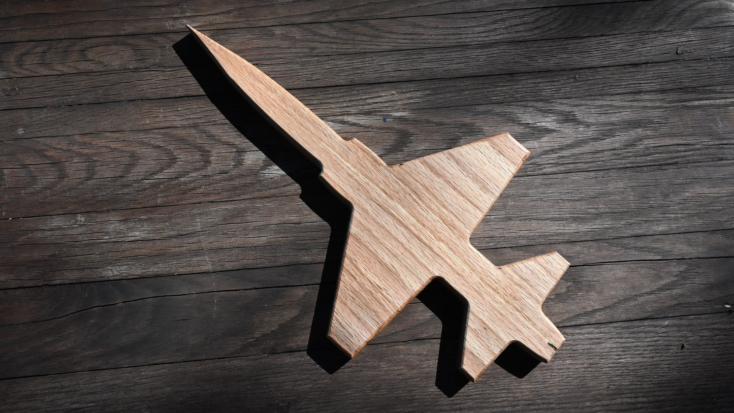 Demo T-38 Talon 18" Wood Silhouette
