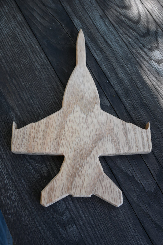 Demo F/A-18 Super Hornet 12" Wood Silhouette