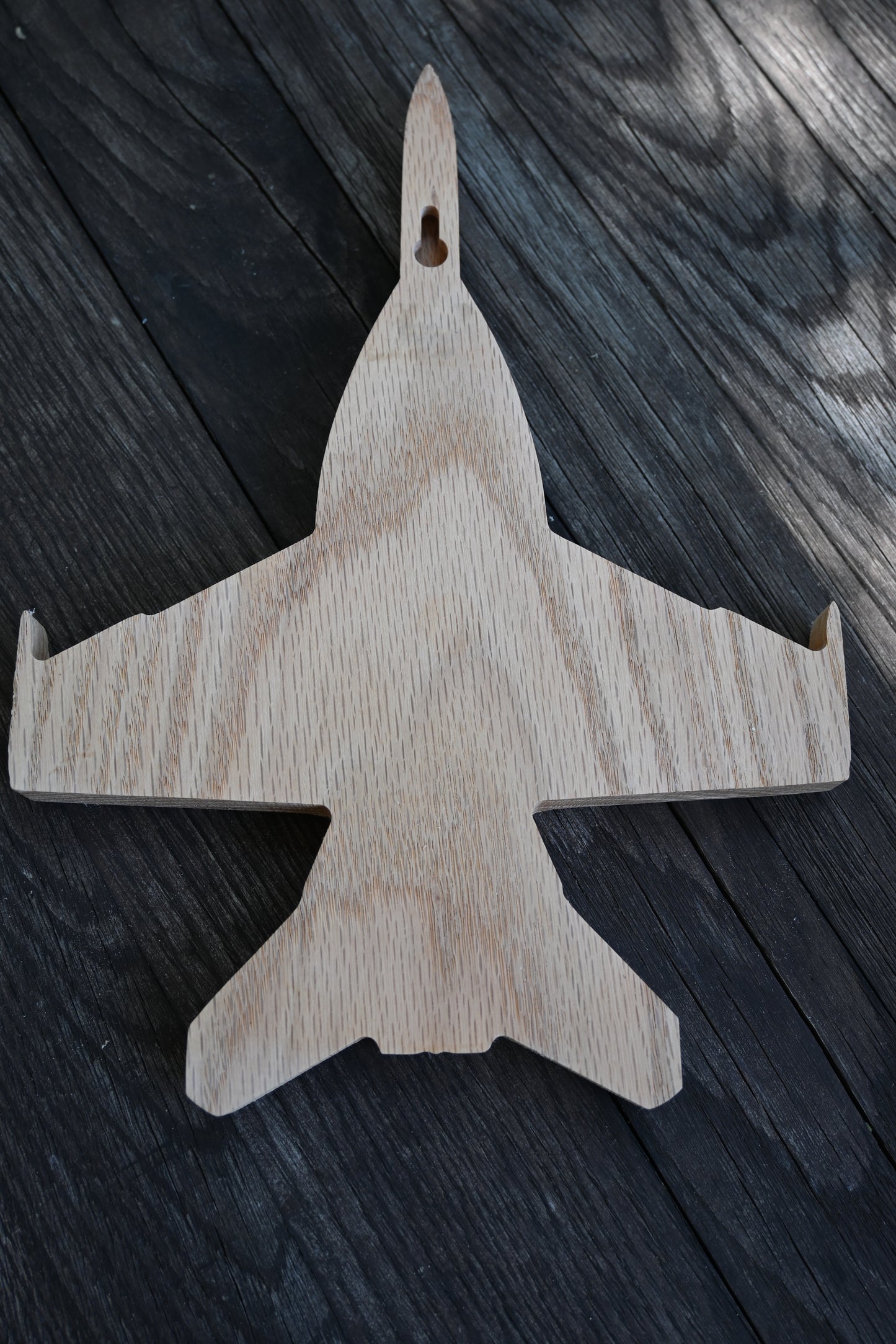 Demo F/A-18 Super Hornet 12" Wood Silhouette