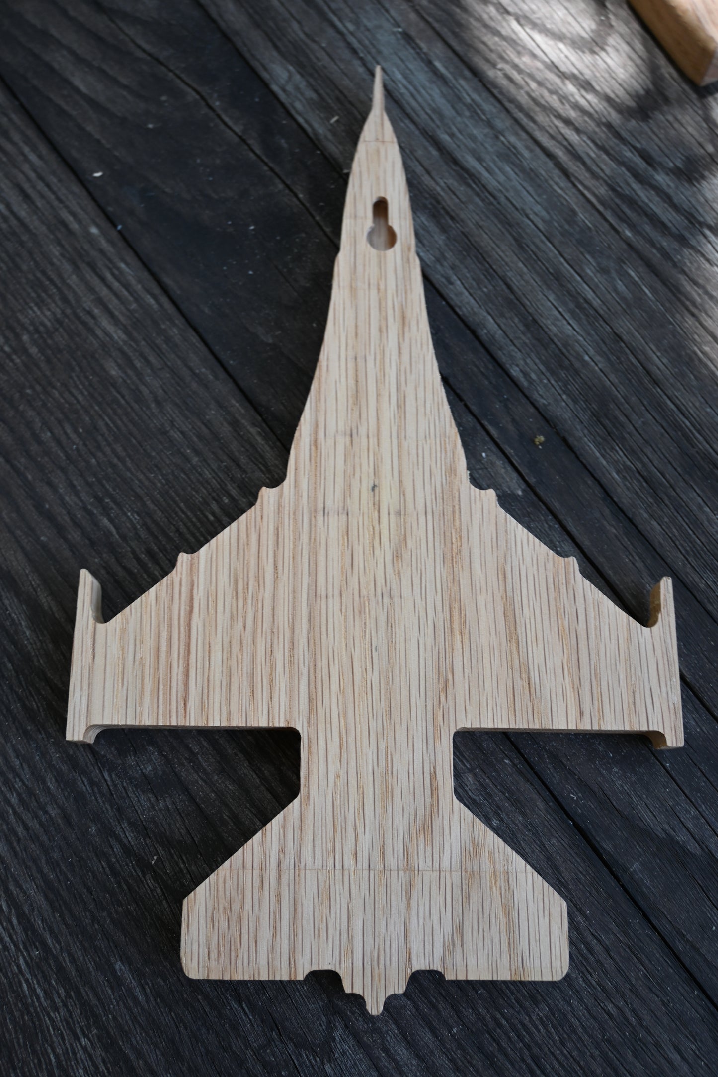 Second F-16 Falcon 12" Wood Silhouette