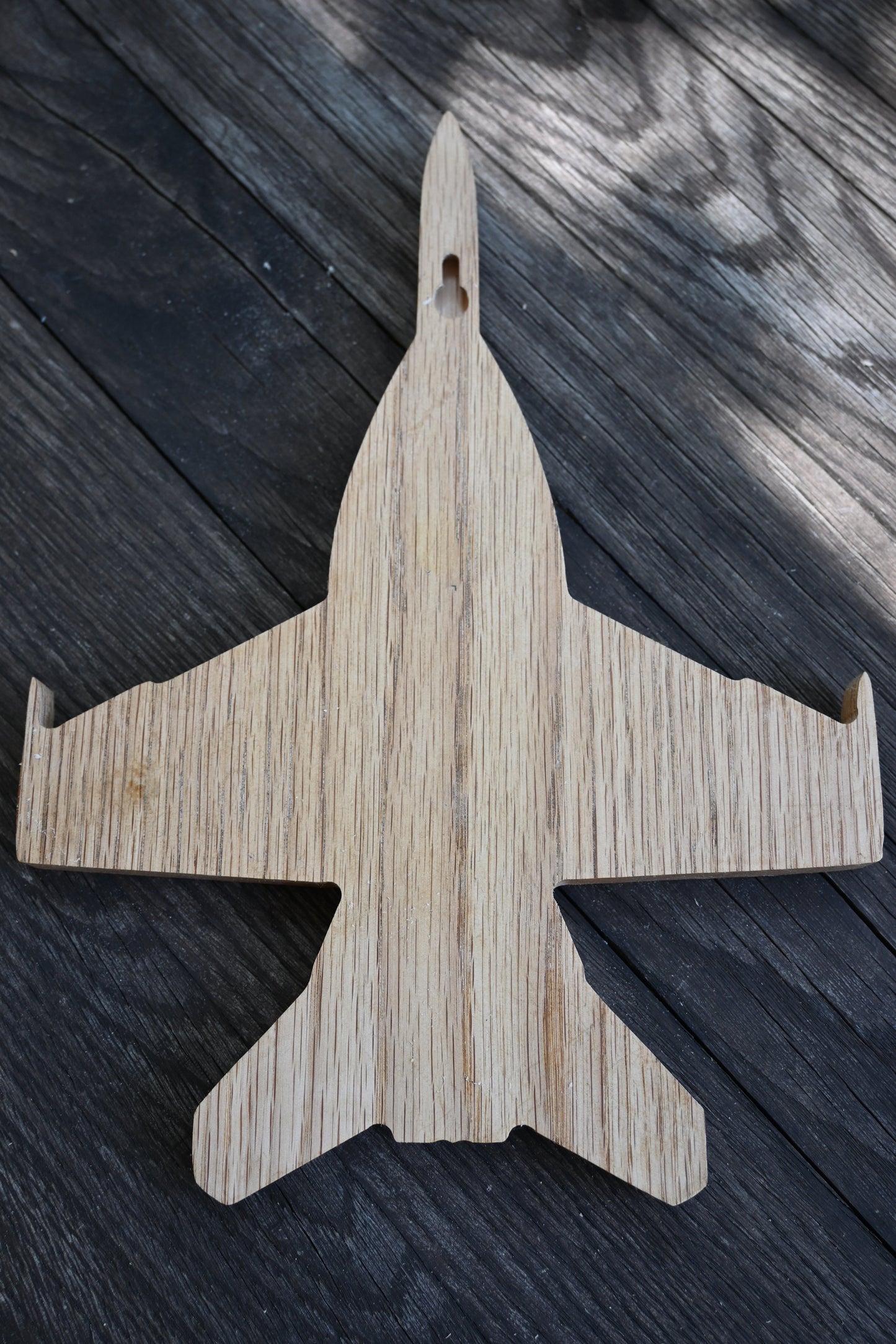 Demo F/A-18 Super Hornet 12" Wood Silhouette