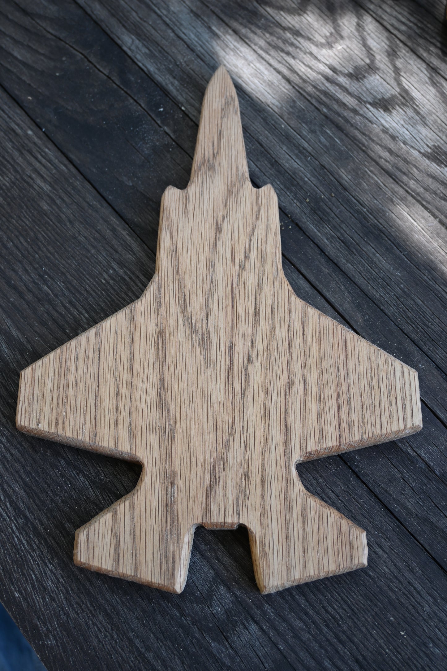 Second F-35 Lightning II 12" Wood Silhouette