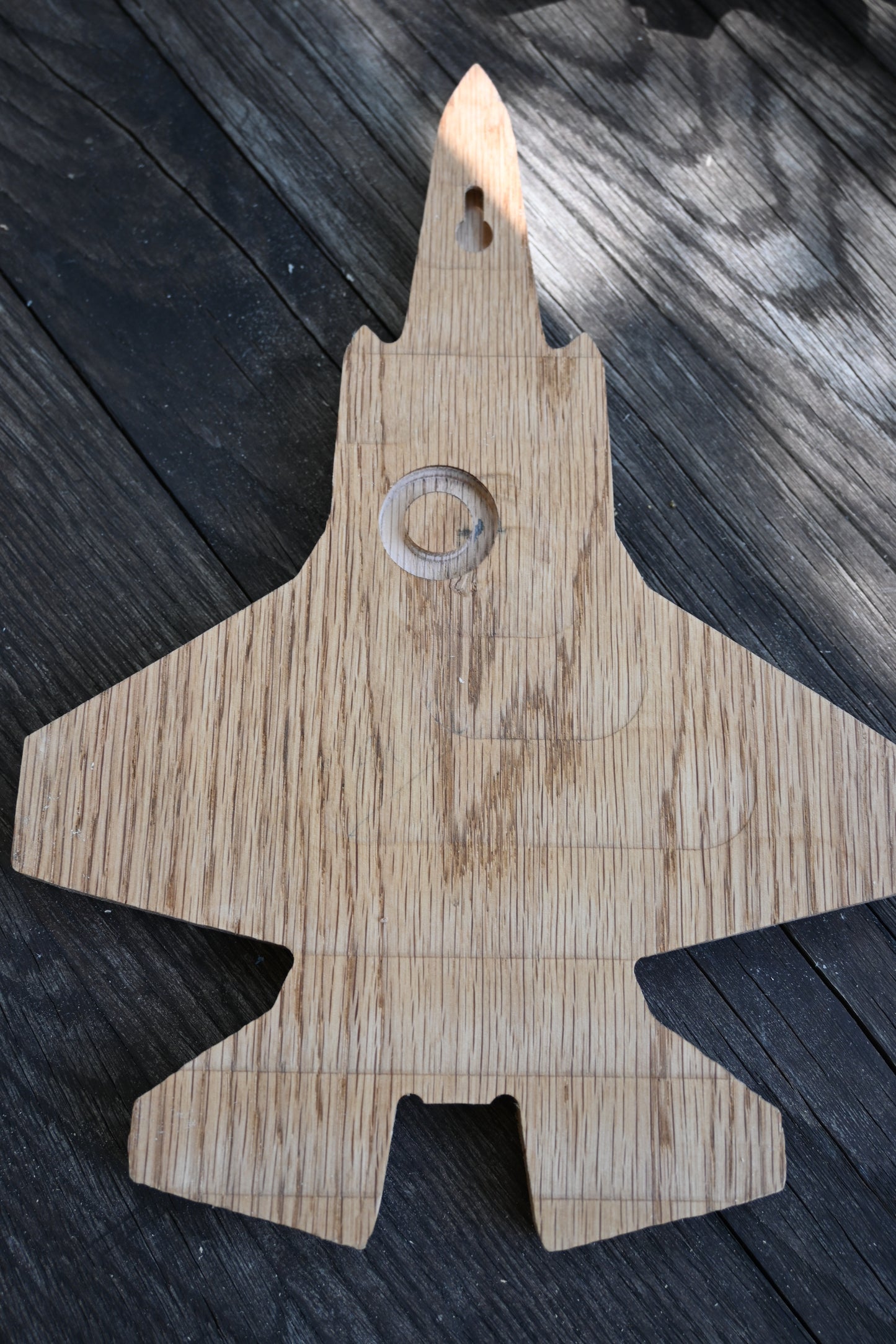 Second F-35 Lightning II 12" Wood Silhouette