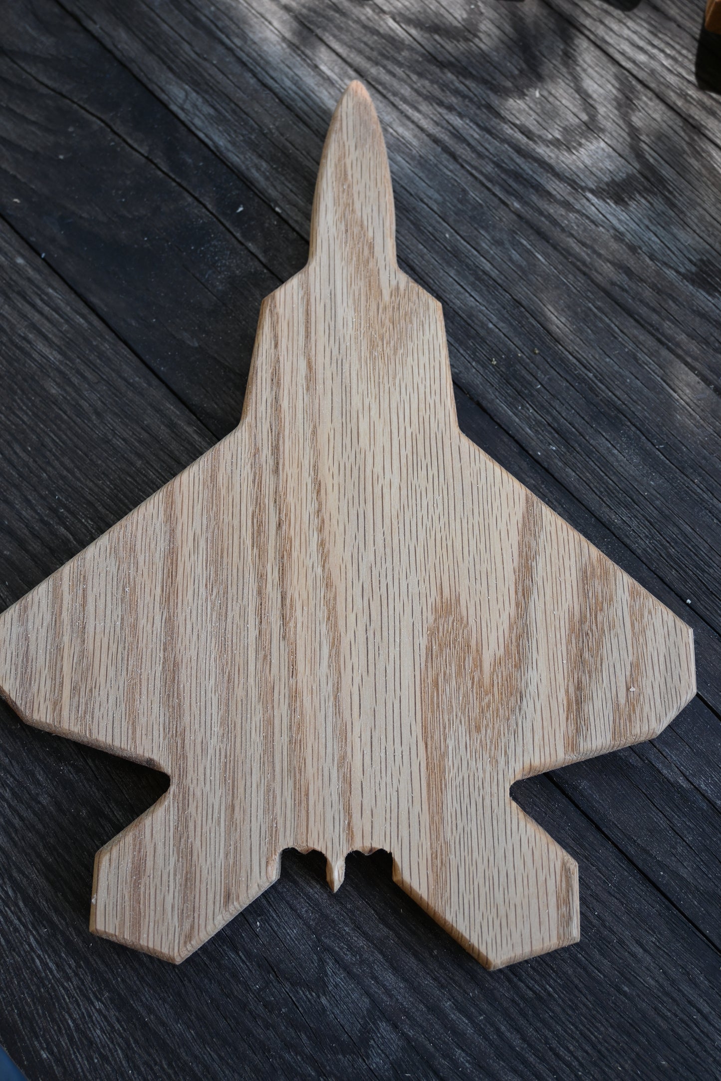 Second F-22 Raptor 12" Wood Silhouette