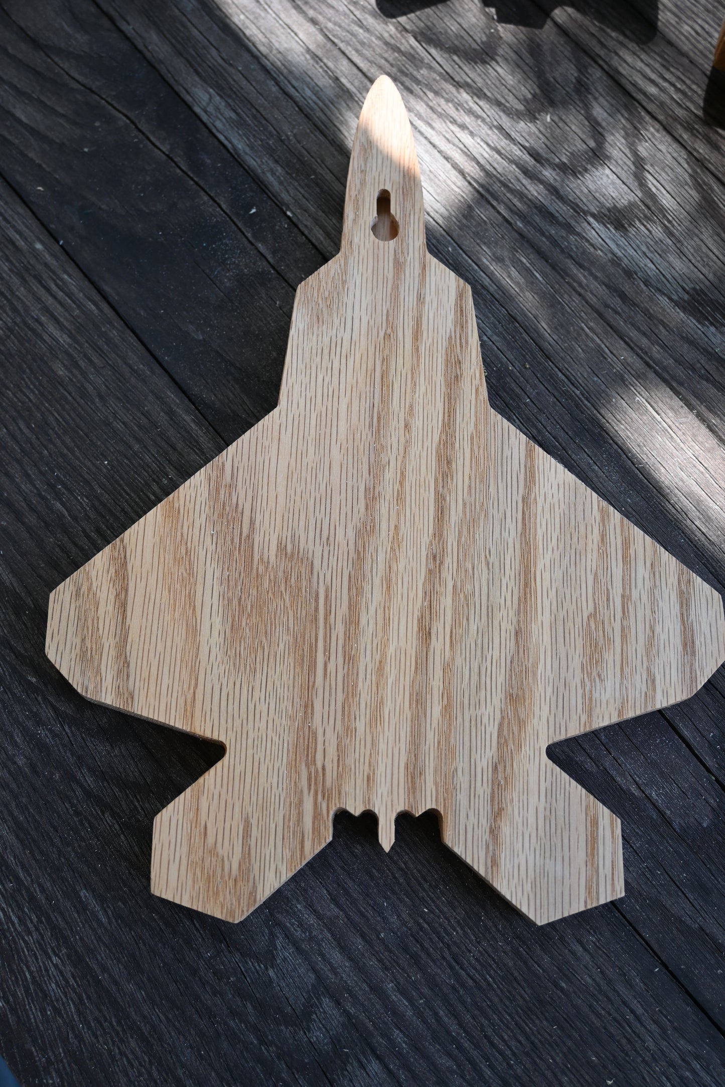 Second F-22 Raptor 12" Wood Silhouette