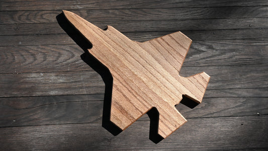 F-35 Lightning II 18" Wood Silhouette