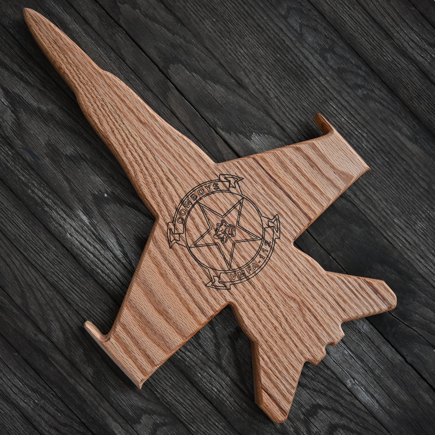 F/A-18 Legacy Hornet 18" Wood Silhouette