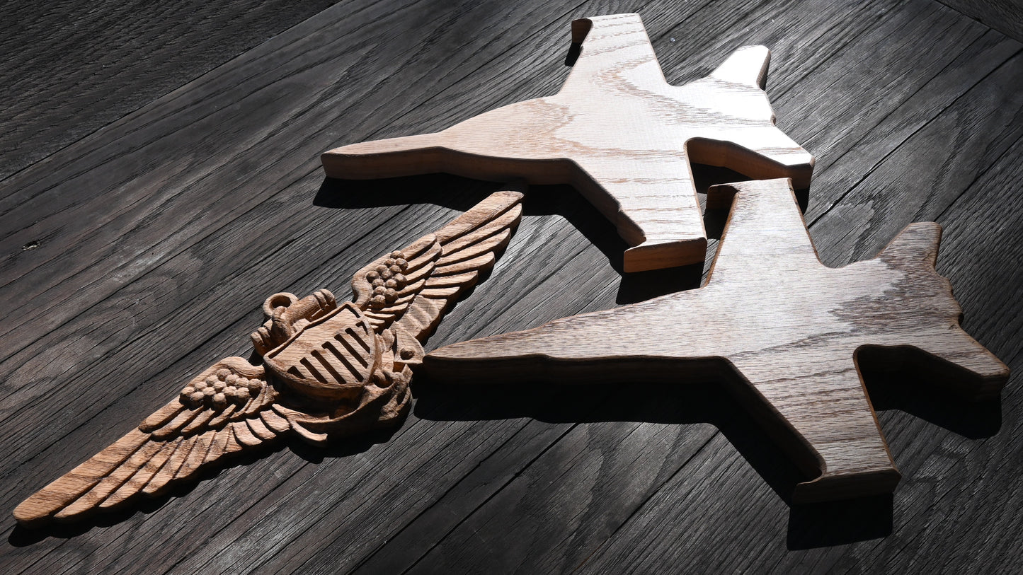 F/A-18 Legacy Hornet 12" Wood Silhouette