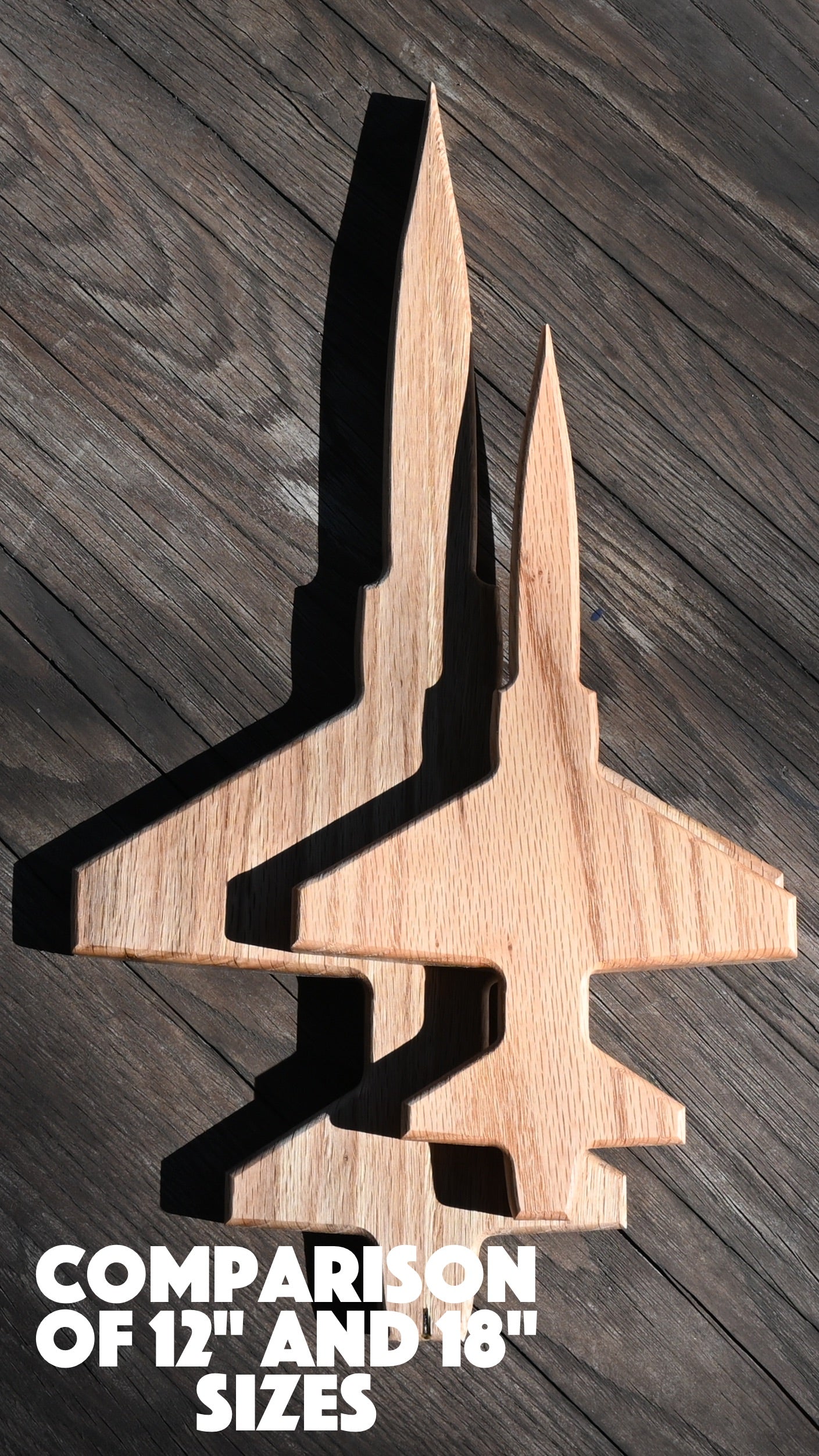 T-38 Talon 18" Wood Silhouette