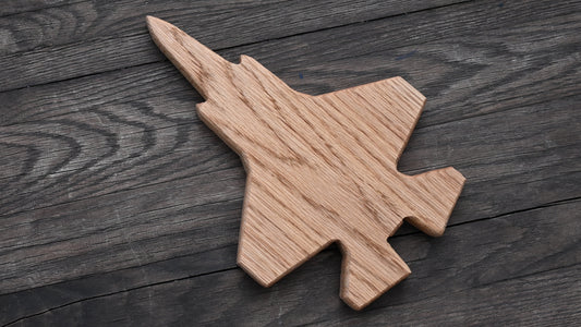 F-35 Lightning II 12" Wood Silhouette