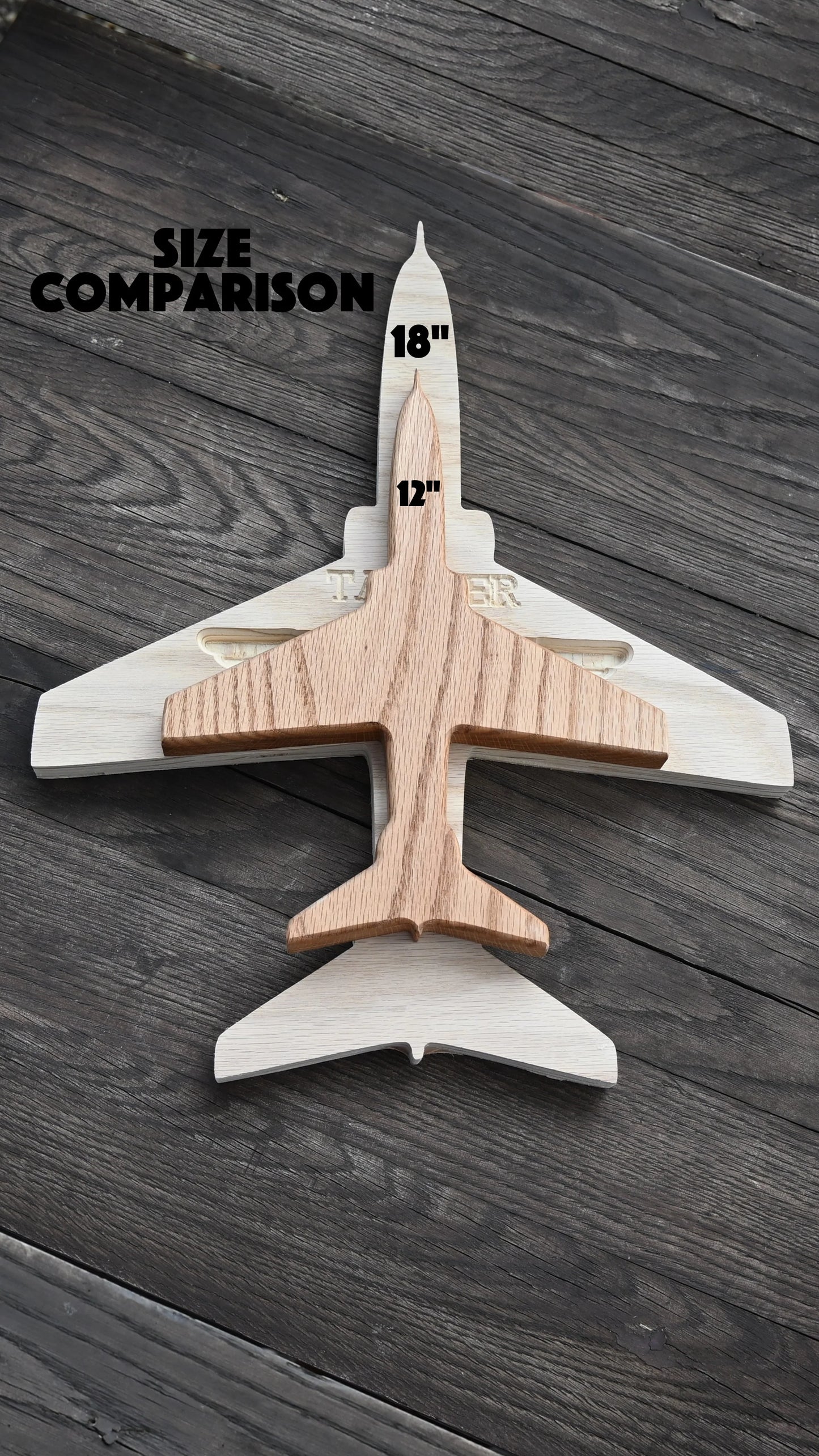F/A-18 Legacy Hornet 12" Wood Silhouette