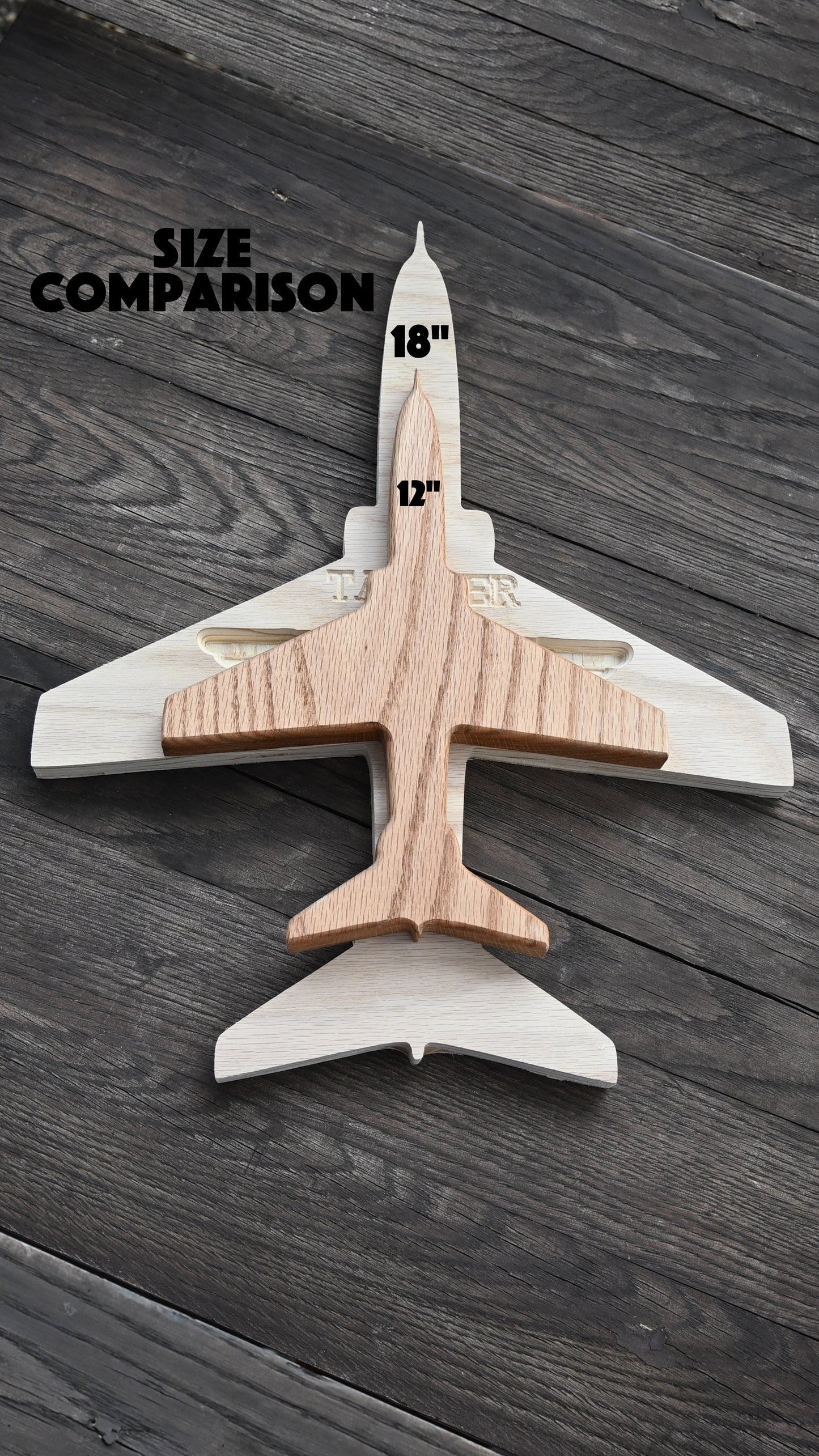 F-22 Raptor 12" Wood Silhouette